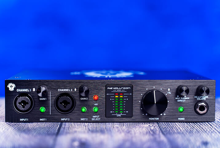 Black Lion Audio Revolution 2x2 front panel