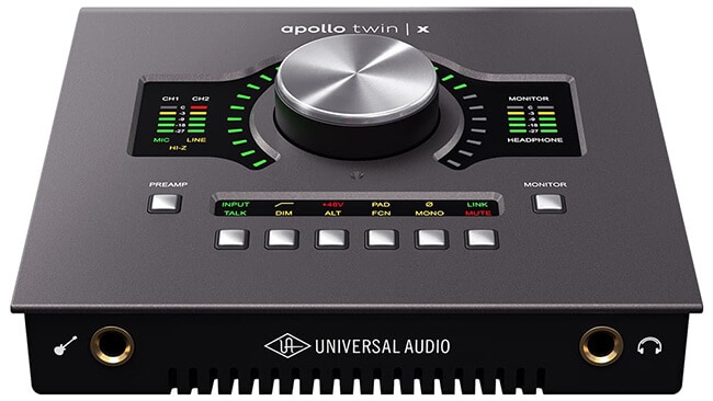 Universal Audio Apollo Twin X Thunderbolt audio interface
