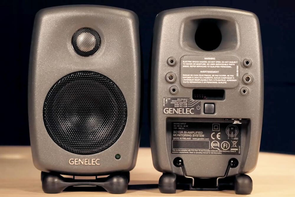 Genelec 8010A inputs and controls