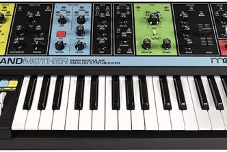 Moog Grandmother semi-modular analog synthesizer