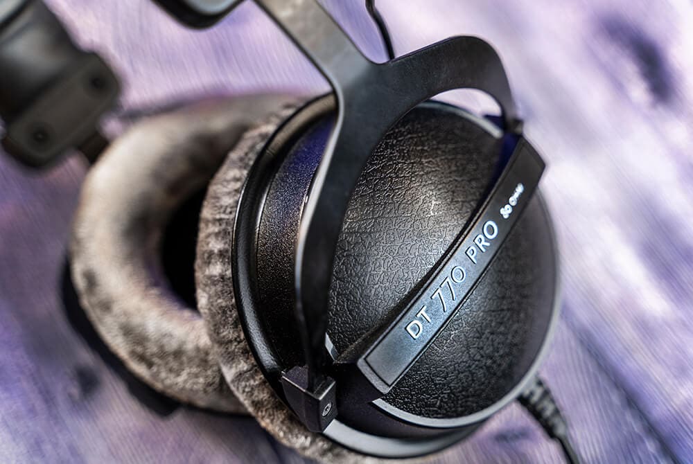 DT 770 Pro headphones closeup