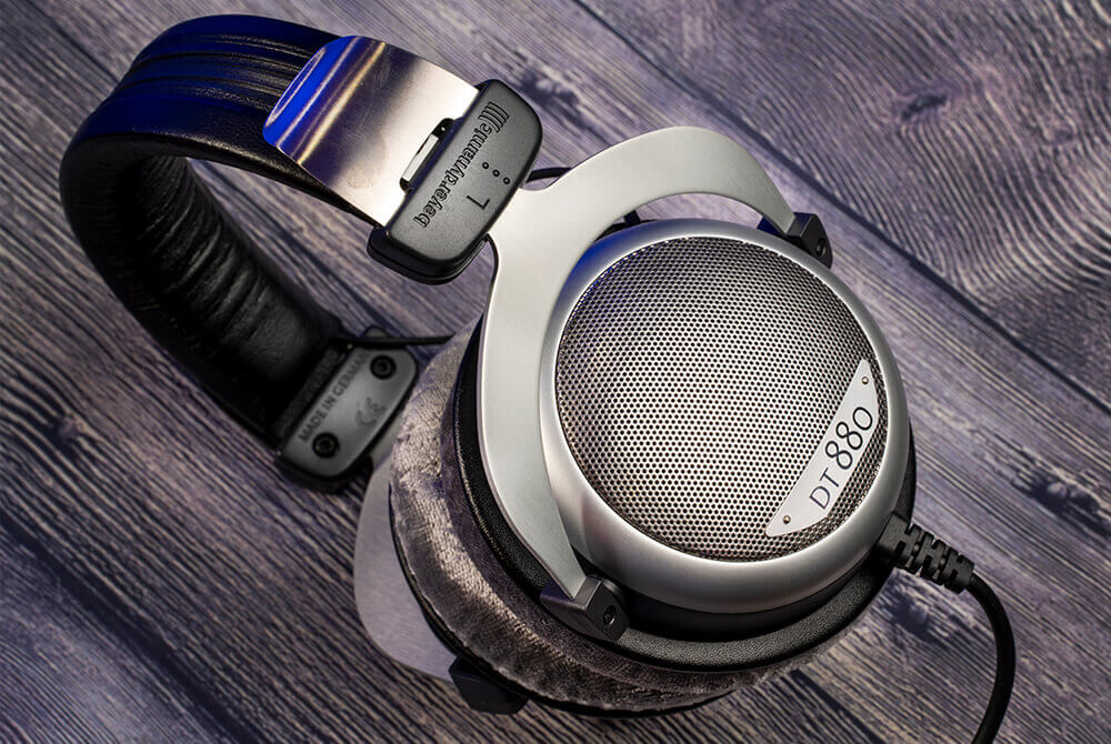 DT 880 Pro headphones closeup