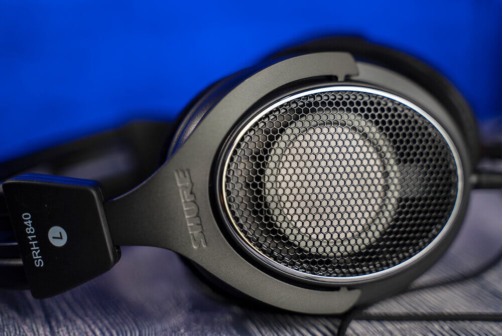 Shure SRH1840 headphones closeup