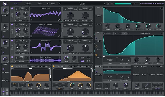 Vital by Matt Tytel wavetable synth plugin