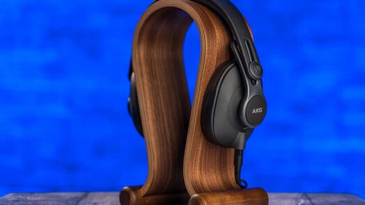 testing the AKG K371 studio headphones