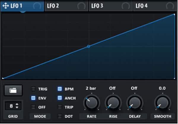 Serum - setting up the LFOs