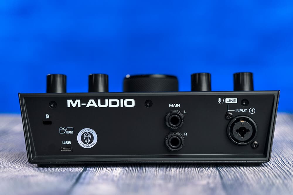 M-Audio AIR 192|4 audio interface (rear panel)