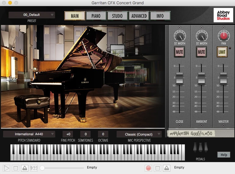 Garritan Abbey Road Studios CFX Concert Grand virtual piano