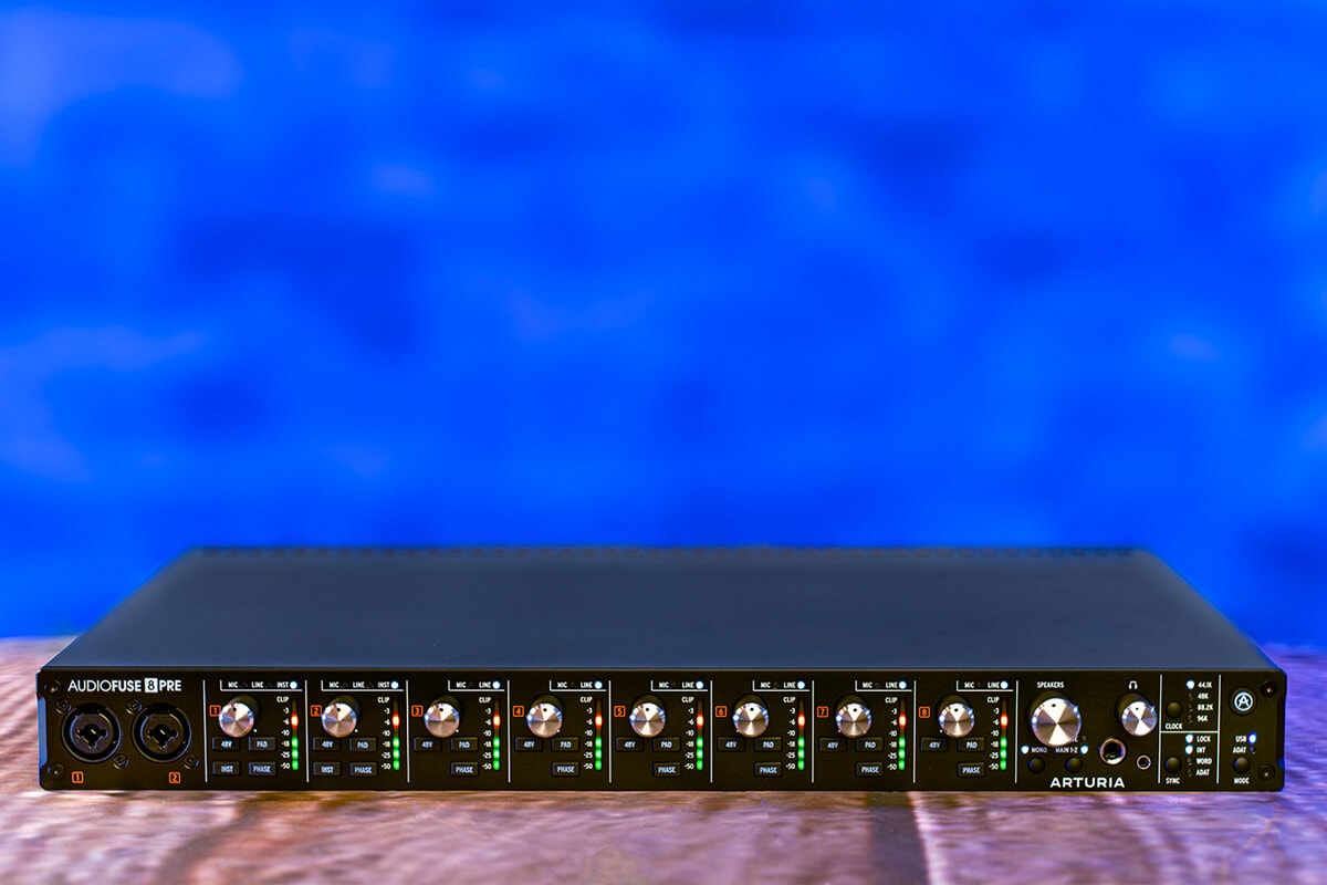 Arturia AudioFuse 8Pre USB audio interface (front panel)