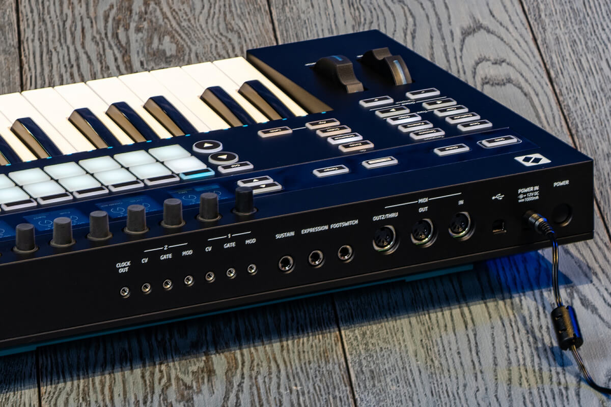 Novation SL Mk3 connectivity options closeup