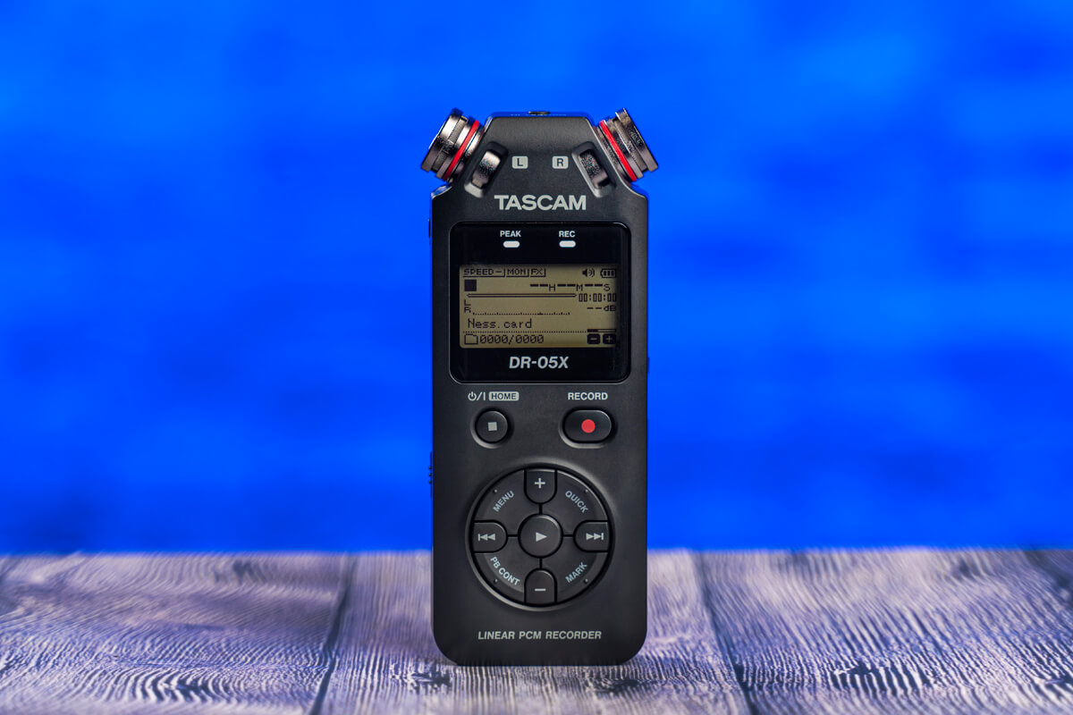 Tascam DR-05X handheld recorder