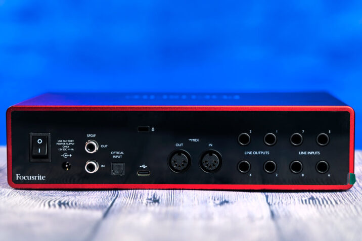 18i8 Rear Focusrite Scarlett 18i8 3rd Gen review: Compact and reliable