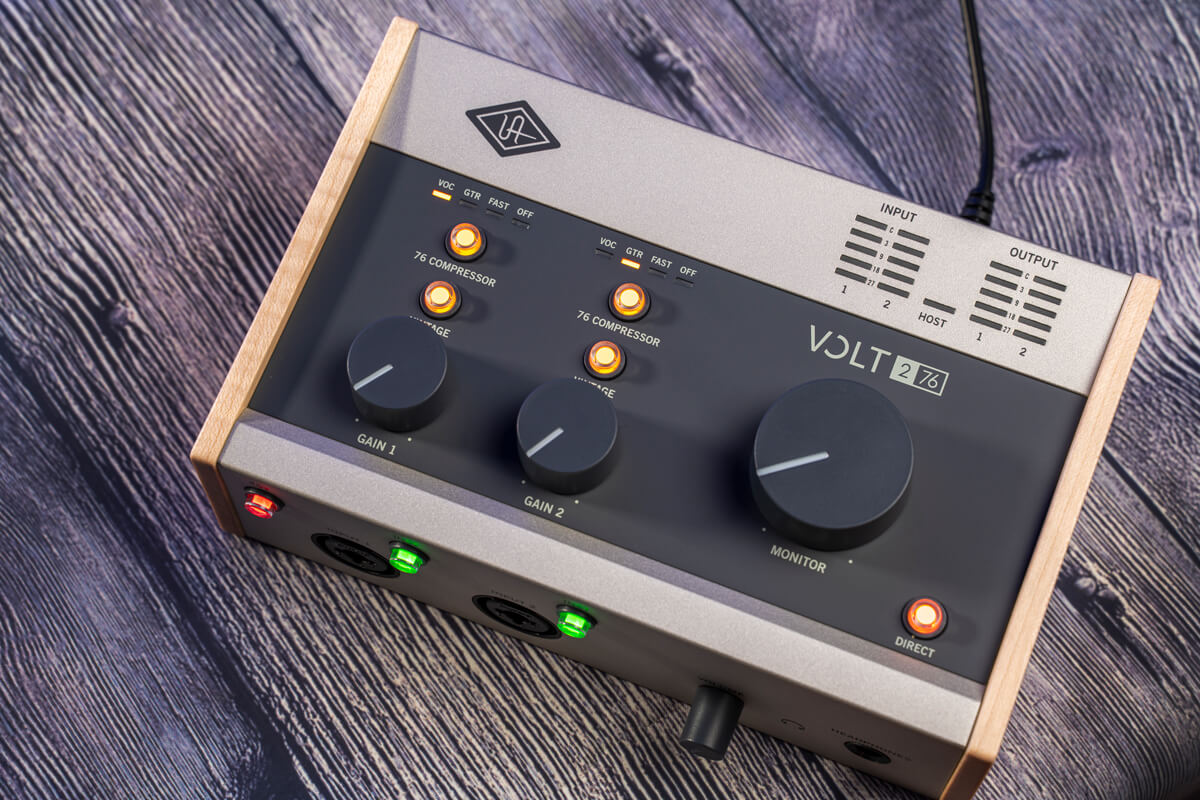 gain and volume controls on audio interface