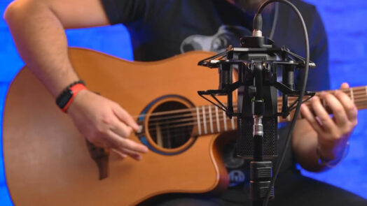 recording acoustic guitar at home