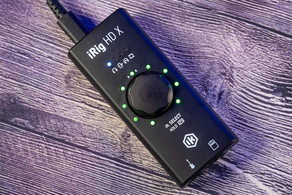 iRig HD X interface closeup