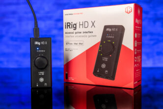 testing the IK Multimedia iRig HD X guitar interface