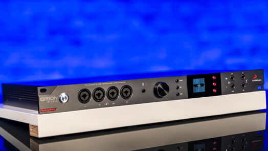 testing the Antelope Audio Orion Studio Synergy Core audio interface