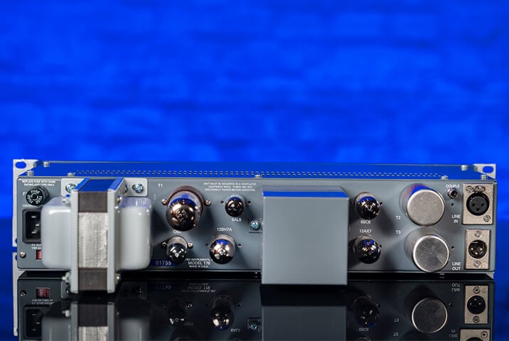 Retro 176 limiting amp rear view