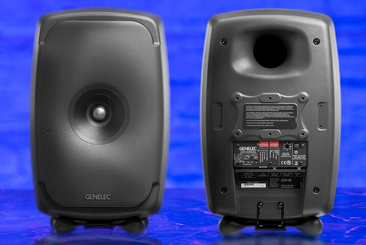 Genelec 8351B front and rear view