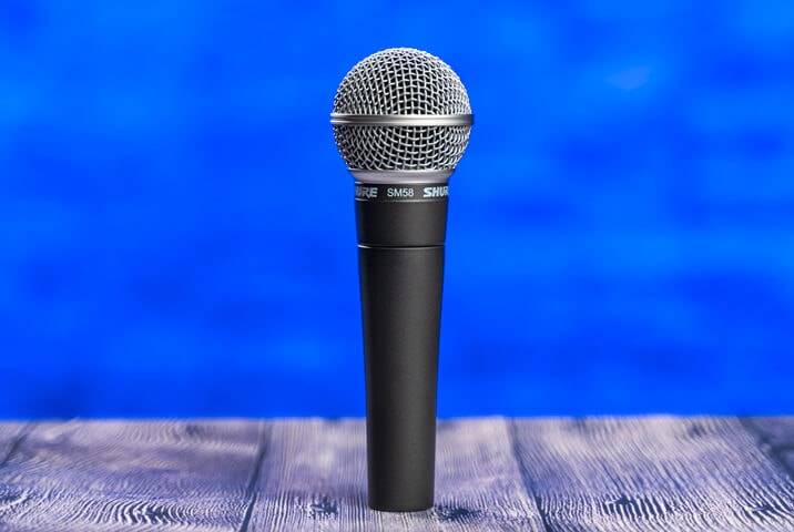 Shure SM58 microphone