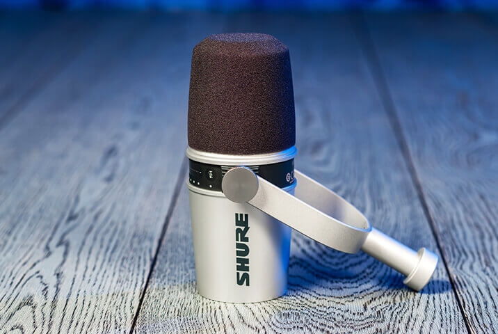Shure MV7 microphone