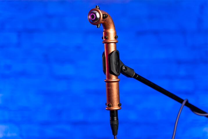 Scope Labs Periscope with a microphone stand