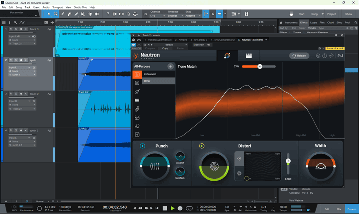 mixing with iZotope Neutron