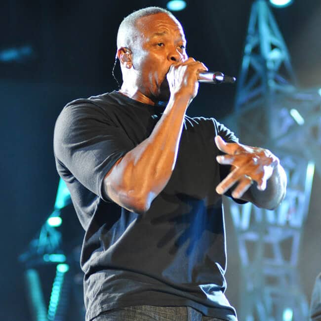 Dr. Dre, American rapper and record producer